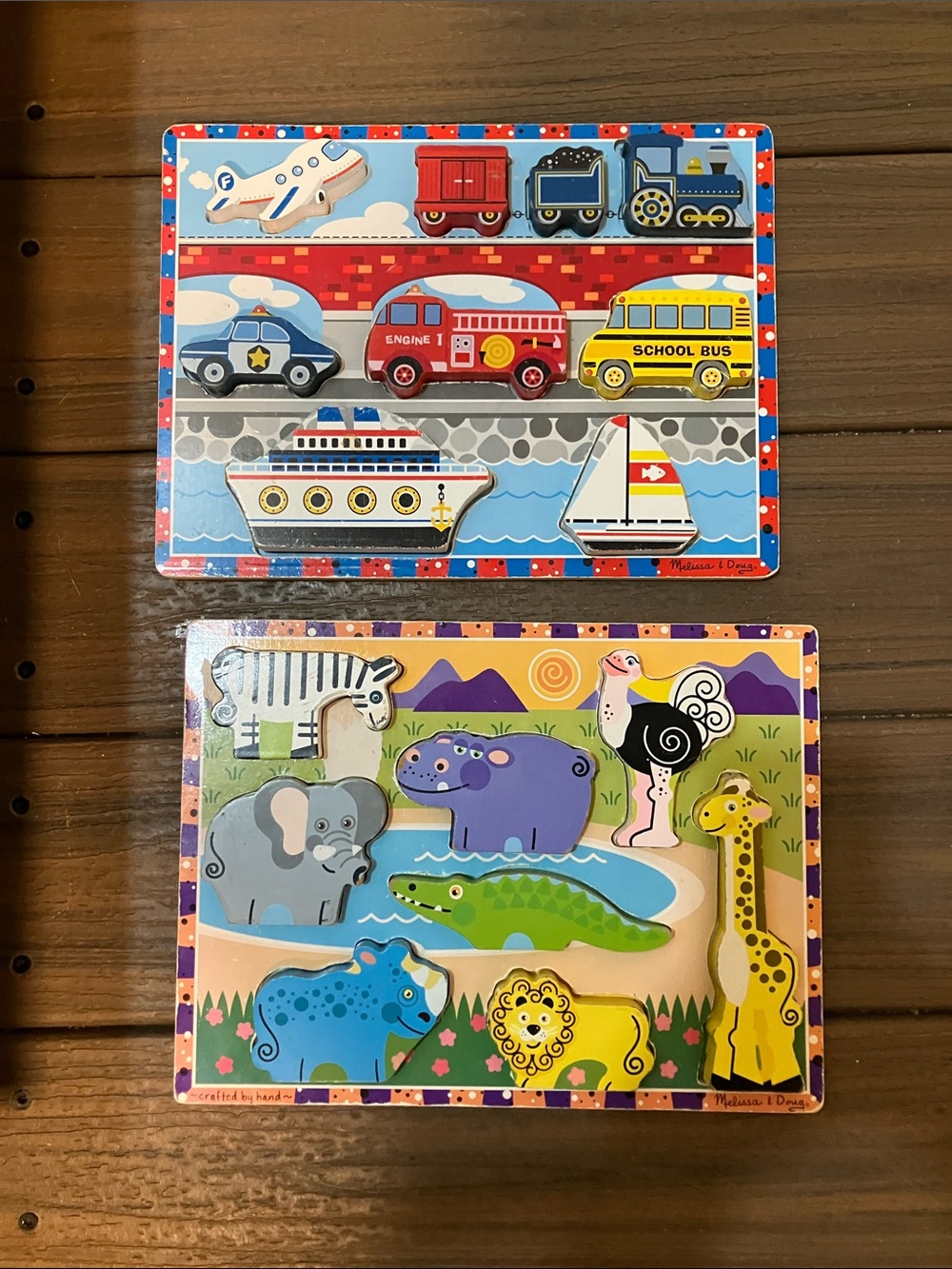 Melissa and Doug bundle puzzle set